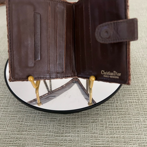 DIOR AUTHENTIC CANVAS/LEATHER WALLET - Picture 3 of 8